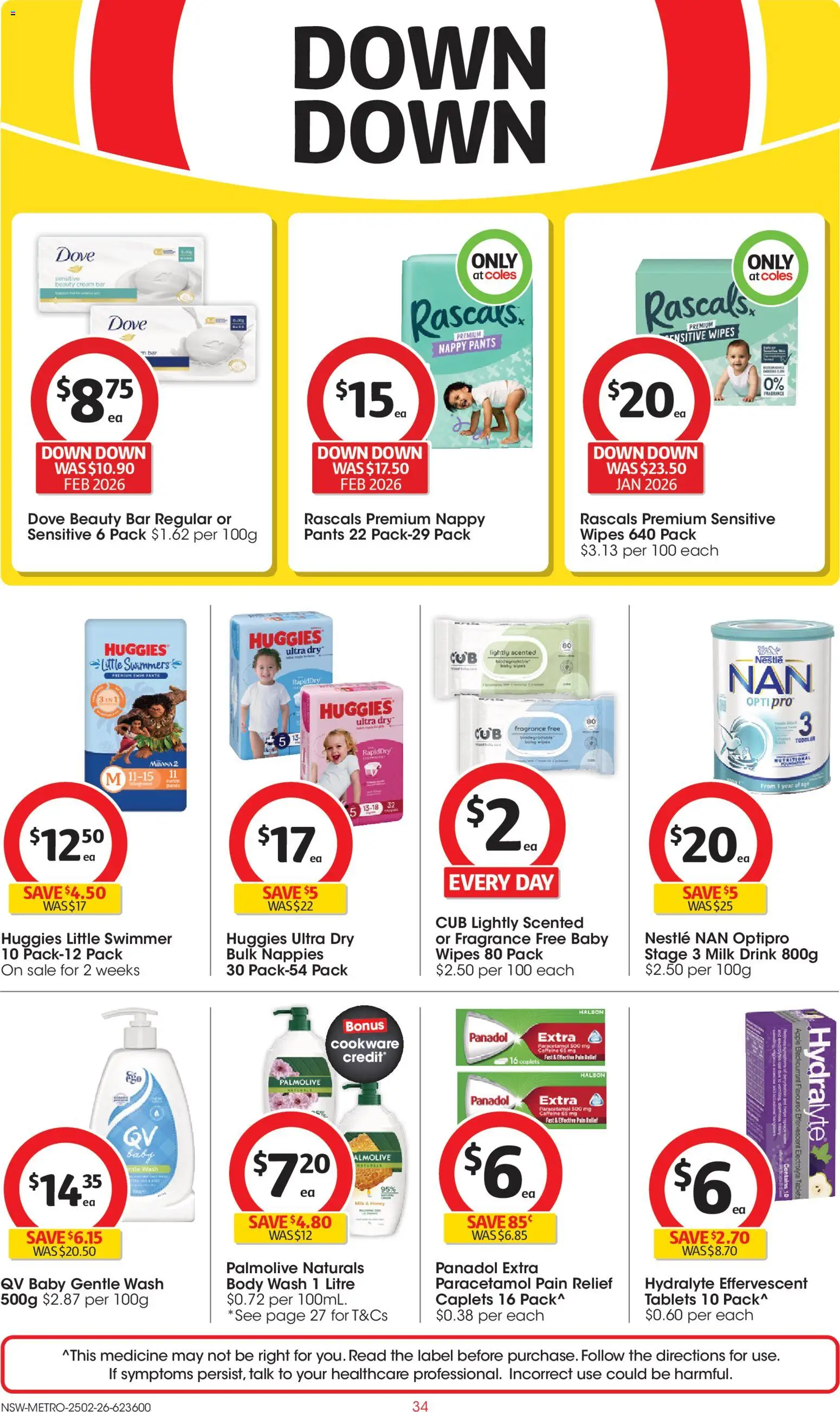Coles Catalogue  - page 34- valid from 25/02/2026