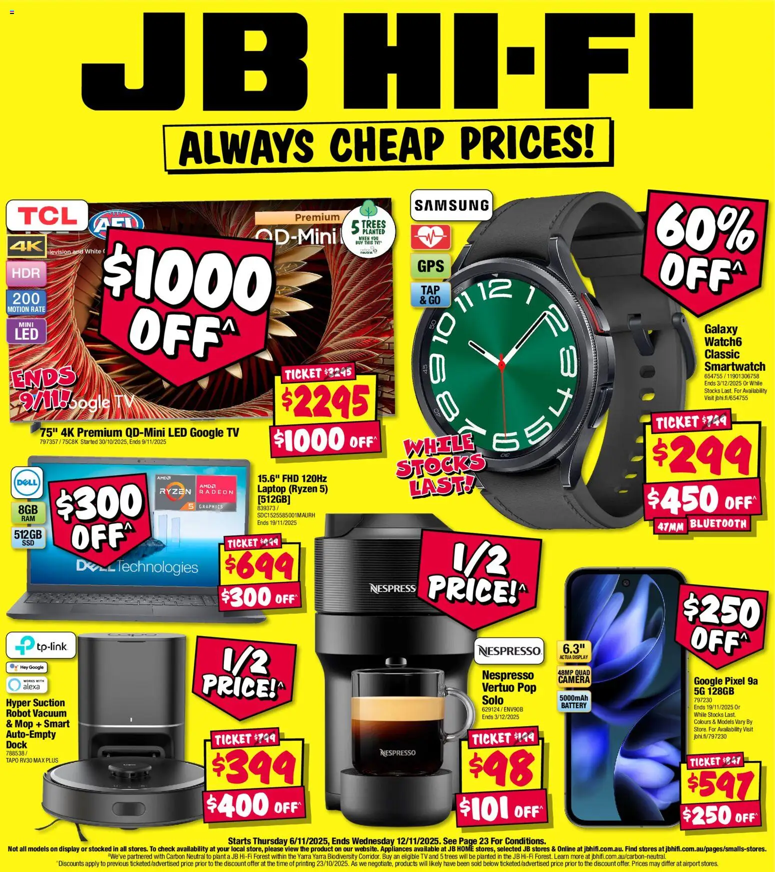 JB Hi-Fi - Always Cheap Prices - page 1- valid from 05/11/2025