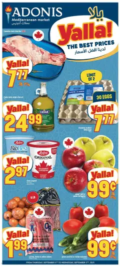 Preview Adonis weekly flyer  valid from Sep 11, 2025