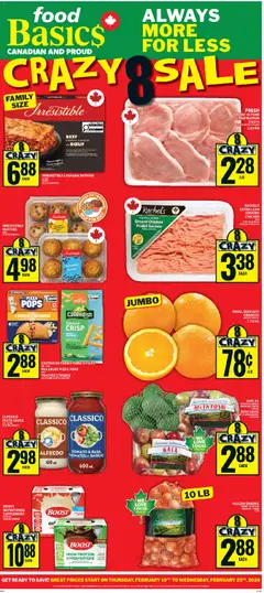 Preview Food Basics weekly flyer / circulaire valid from Feb 19, 2026