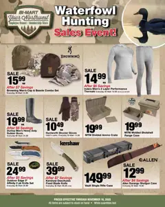 Preview Bi-Mart Waterfowl Hunting Savings valid from 10/28/2025