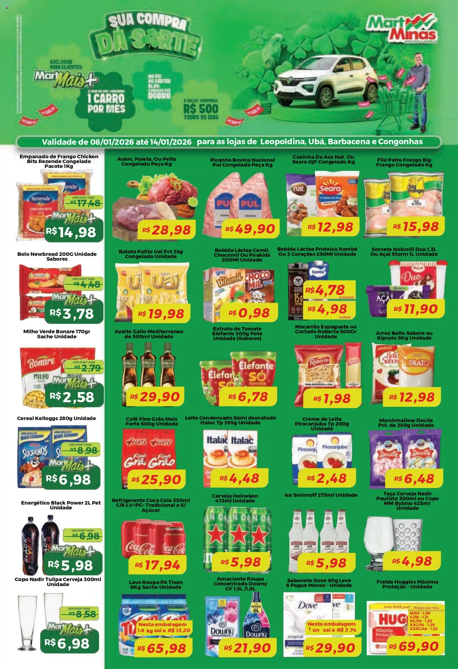 Mart Minas - Ofertas da semana  - página 1- válido a partir de 08/01/2026
