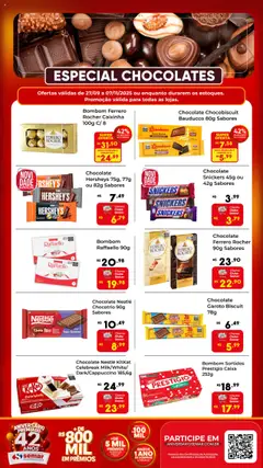 Pré-visualização Semar Supermercado - Ofertas Especial Chocolates válida a partir de 27/09/2025