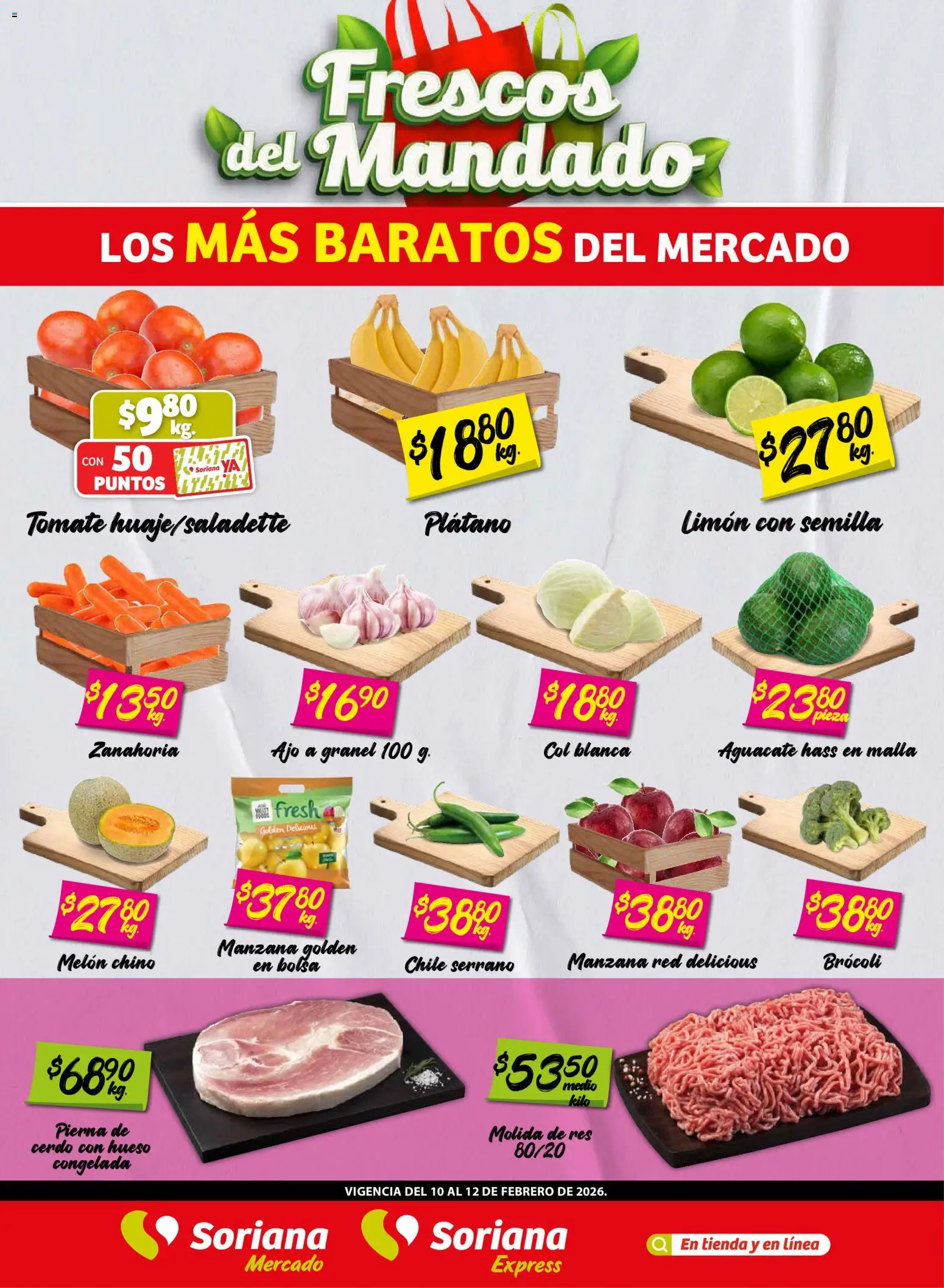 Soriana - Frescos del Mandado Mercado: Coah, Chih y Dur - página 1- válido desde 10/02/2026