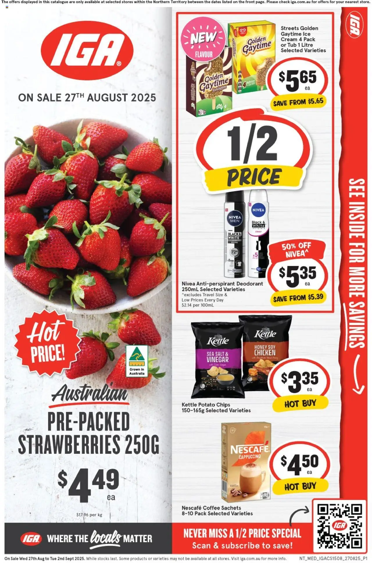 IGA Catalogue NT - page 1- valid from 27/08/2025
