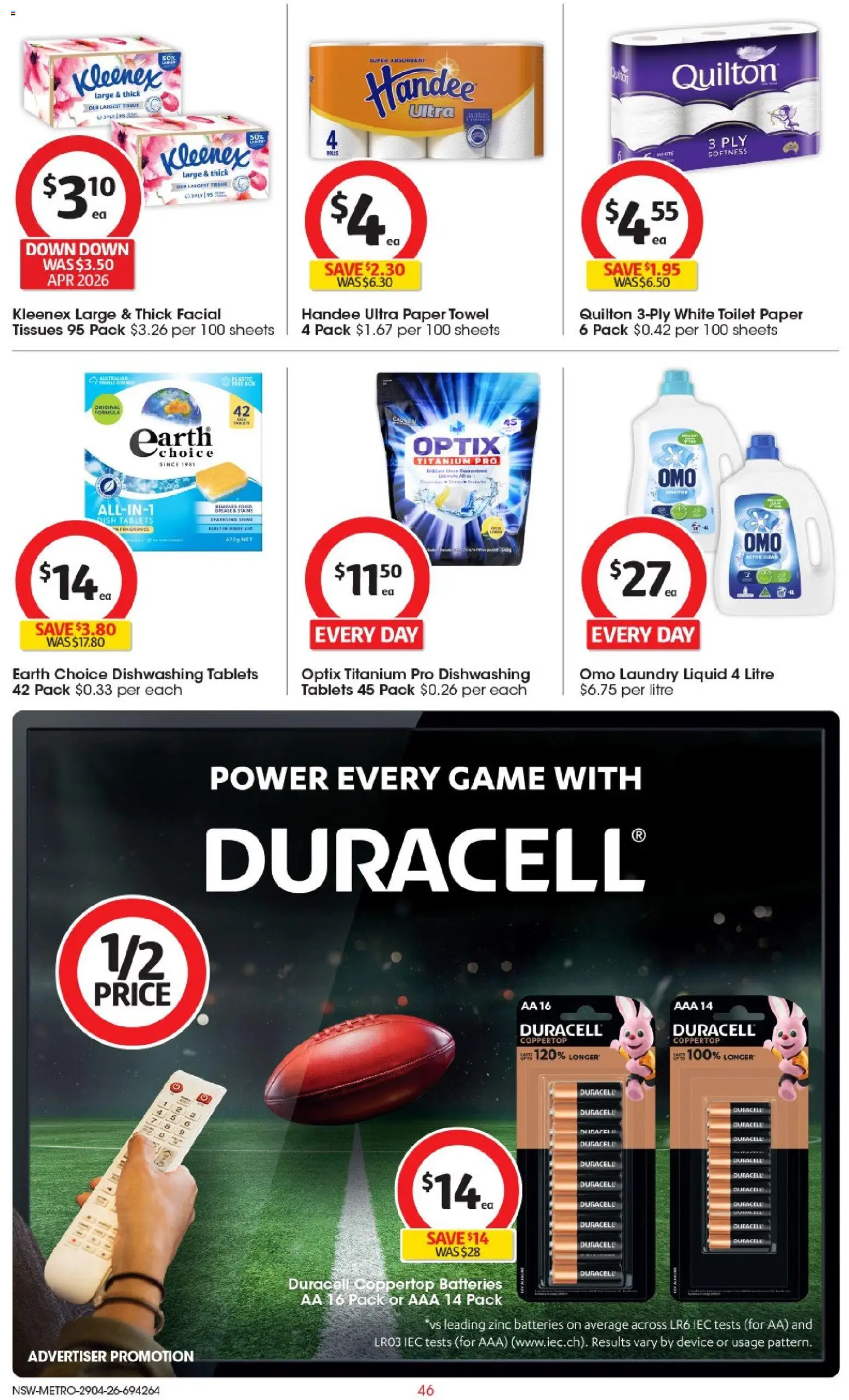 Coles catalogue  - page 46- valid from 29/04/2026