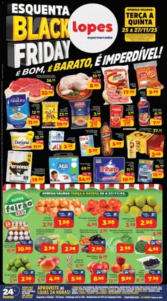 Pré-visualização Lopes Supermercados Black Friday válida a partir de 25/11/2025