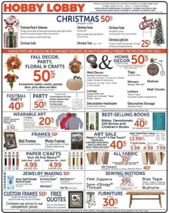 Preview Hobby Lobby Weekly Ad valid from 10/19/2025