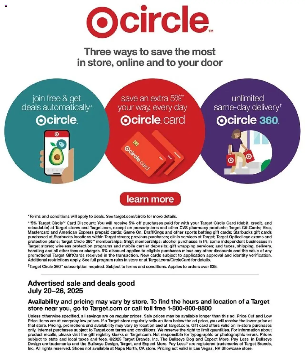Target Weekly Ad - page 41- valid from 07/20/2025