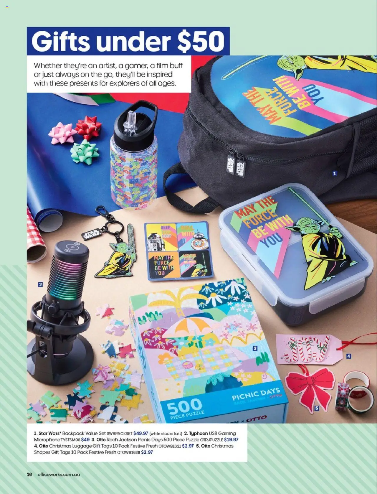 Officeworks Magazine - page 16- valid from 13/10/2025