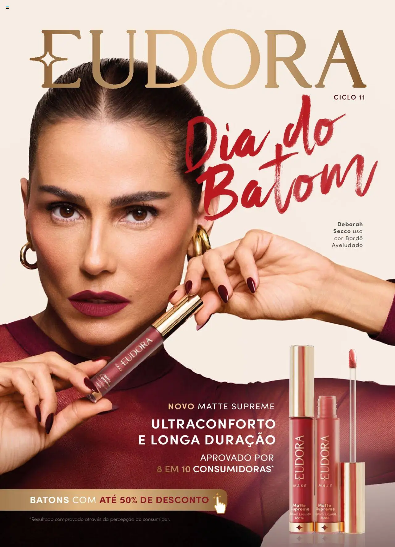 Eudora - Revista 11/2025 - página 1- válido a partir de 16/07/2025
