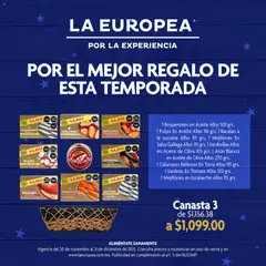 La Europea catálogo Por el mejor regalo de esta temporada válido desde 20/11/2025