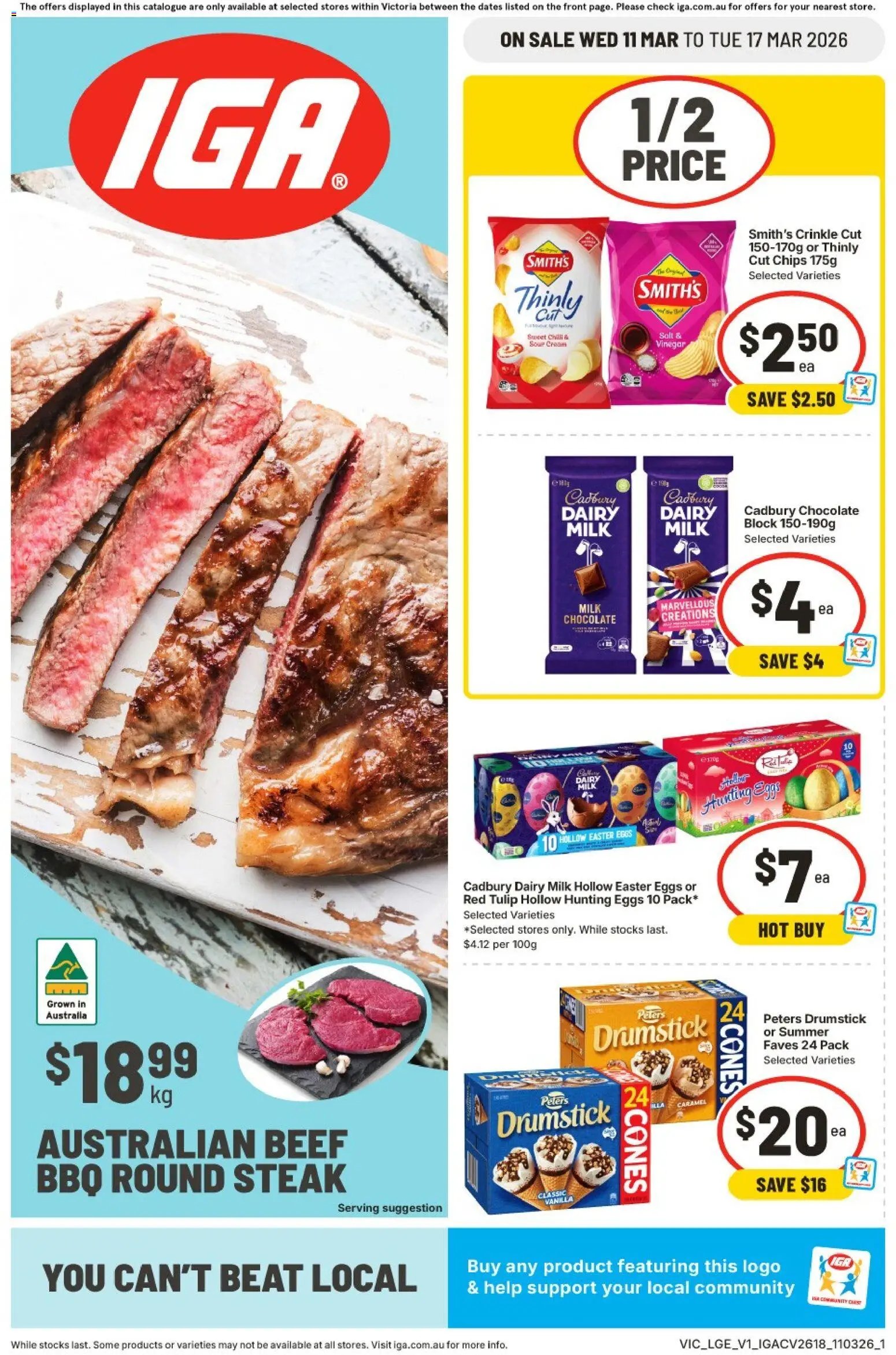 IGA catalogue  - page 1- valid from 11/03/2026
