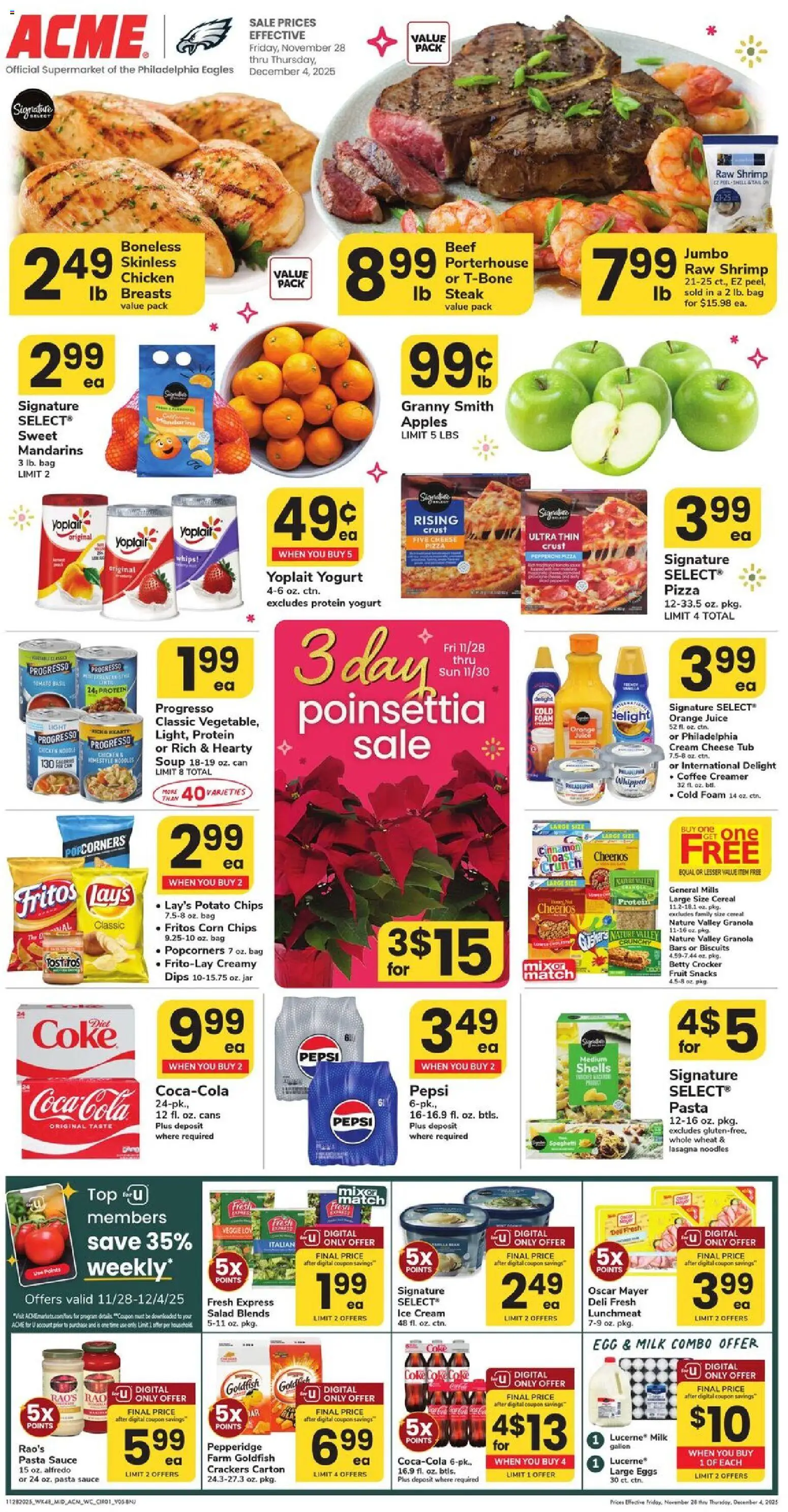 Acme Weekly Ad - NJ - page 1- valid from 11/28/2025