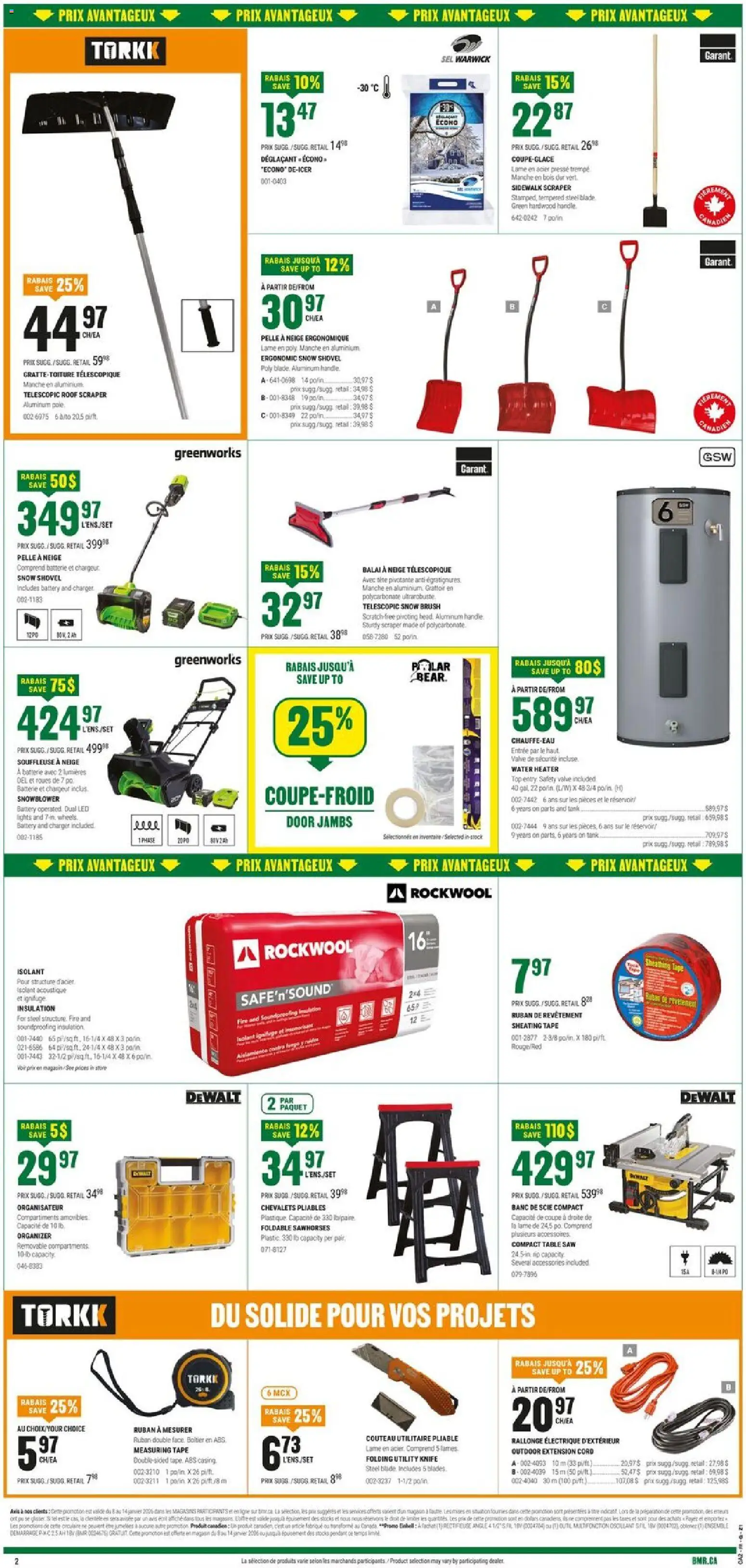 BMR weekly flyer / circulaire - page 3- valid from Jan 8, 2026