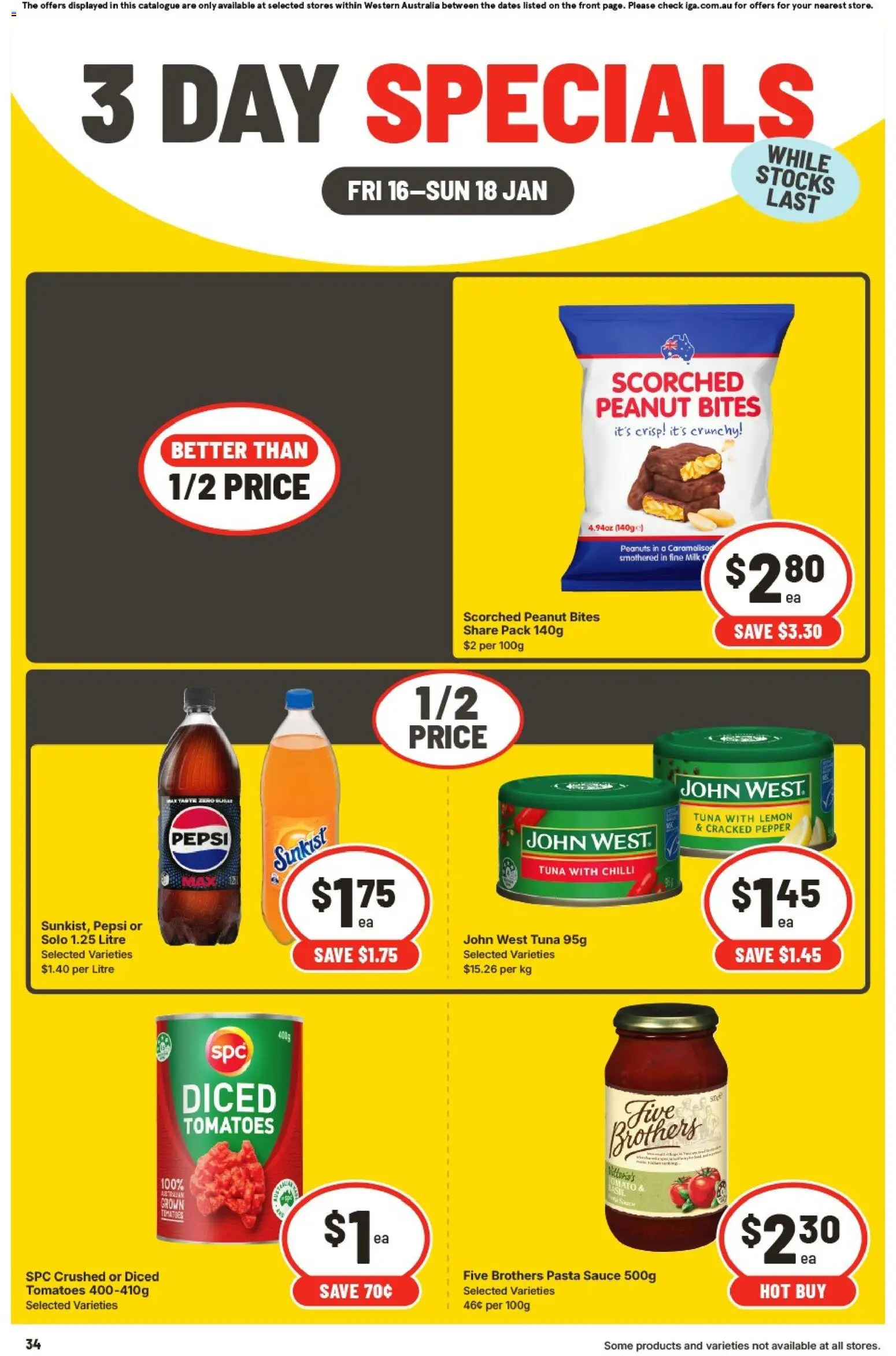 IGA - 3 Day Specials WA - page 2- valid from 16/01/2026