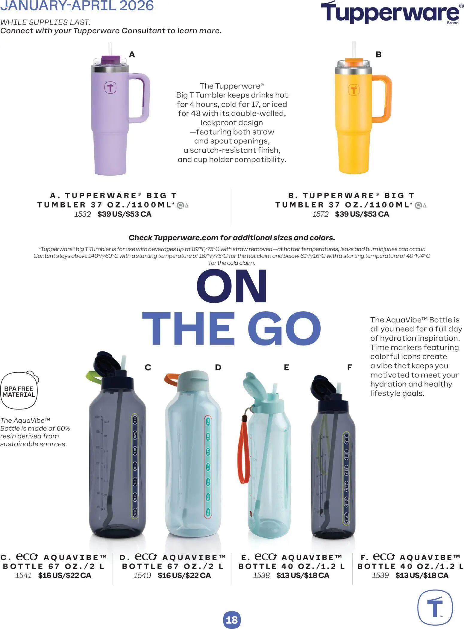 Tupperware flyer - page 18- valid from Jan 1, 2026