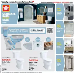 Preview Home Hardware - Specials - Ultimate Bath valid from Sep 25, 2025
