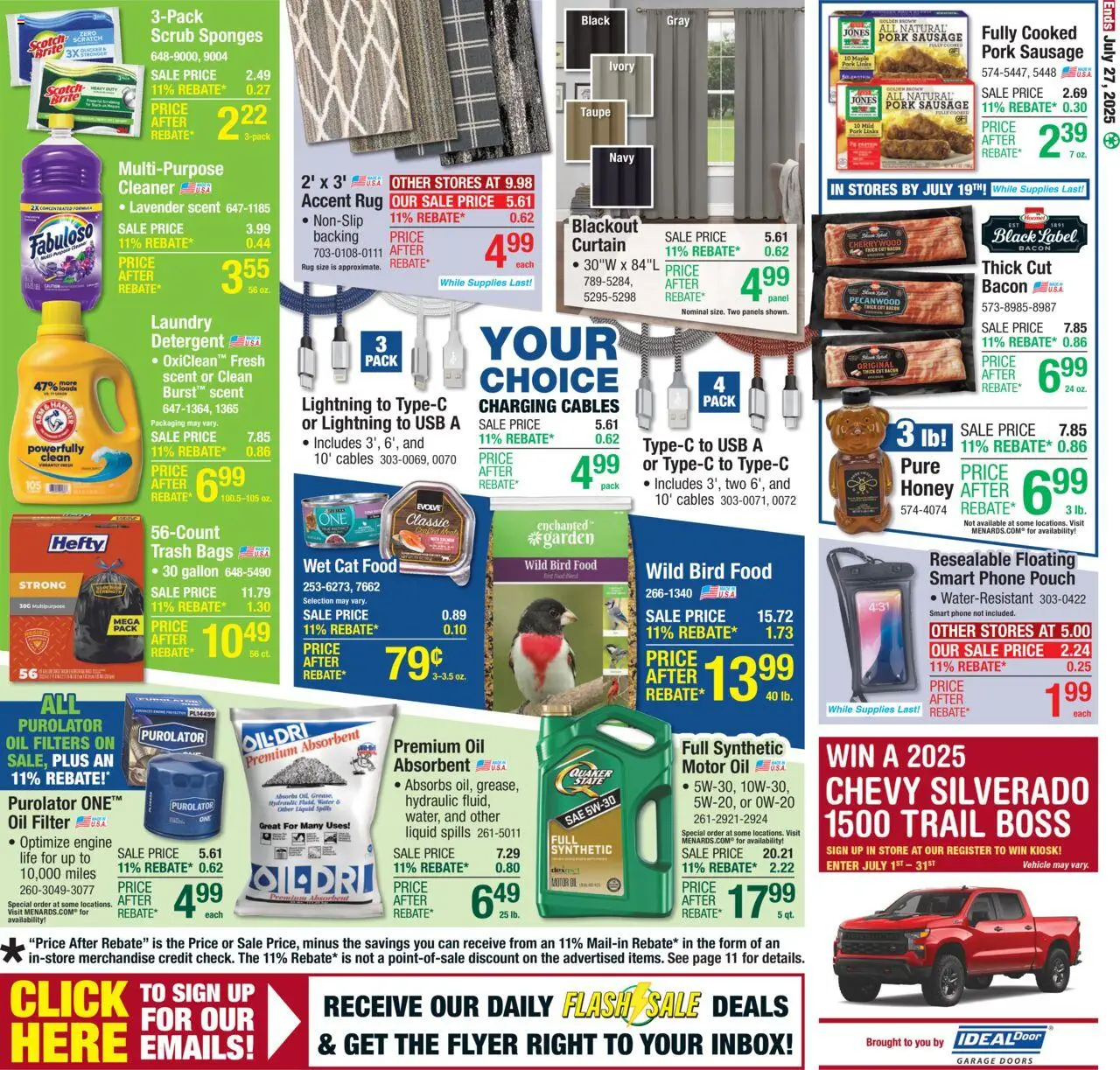 Menards Weekly Ad - page 16- valid from 07/17/2025