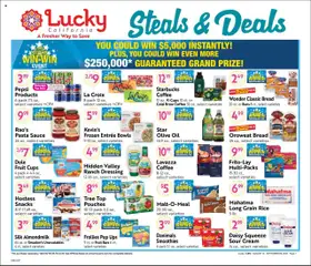 Preview Lucky Supermarkets Big Monthly Deals valid from 08/13/2025