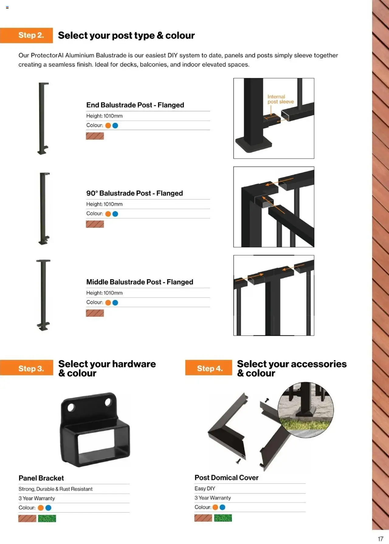 Bunnings Warehouse - Protectoral Aluminium and Glass Fencing Brochure - page 17- valid from 22/09/2025