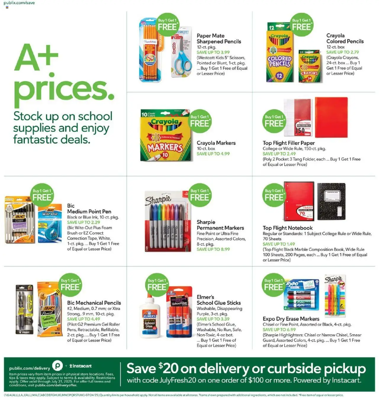 Publix Weekly Ad - page 16- valid from 07/23/2025