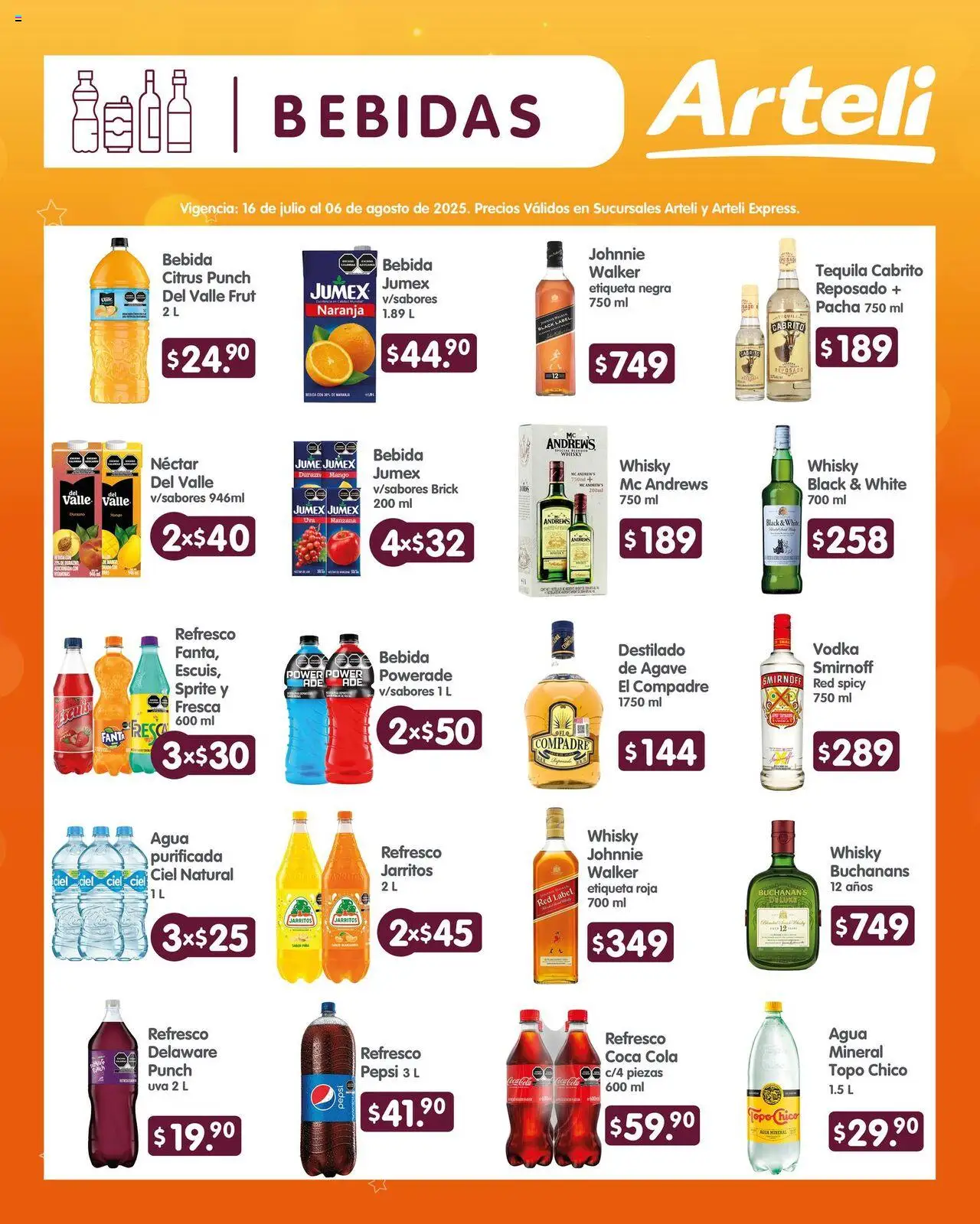 Arteli - Folleto de aniversario  - página 6- válido desde 16/07/2025