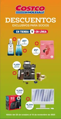 Costco catálogo válido desde 20/10/2025