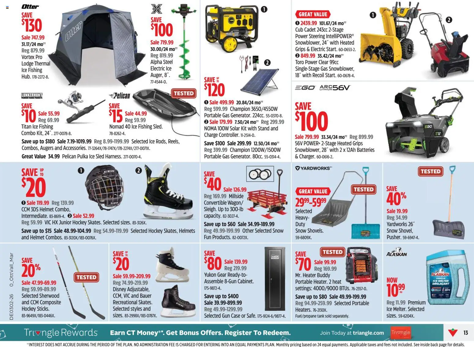 Canadian Tire weekly flyer - page 13- valid from Jan 8, 2026