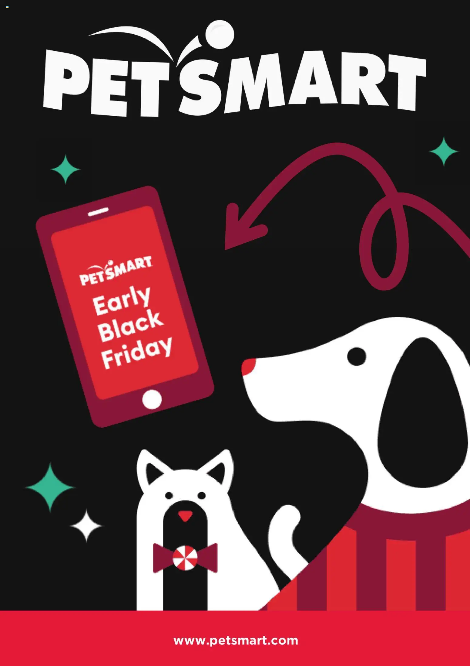 Petsmart Black Friday Notice - page 1- valid from 11/22/2025