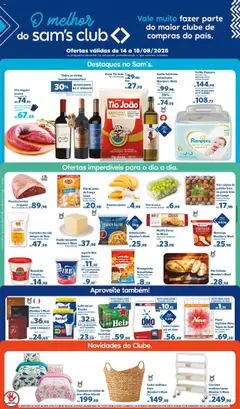 Pré-visualização Sam's Club - Ofertas FDS válida a partir de 14/08/2025