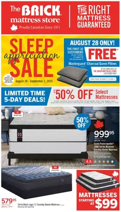 Preview The Brick - Brick Mattress Store valid from Aug 28, 2025