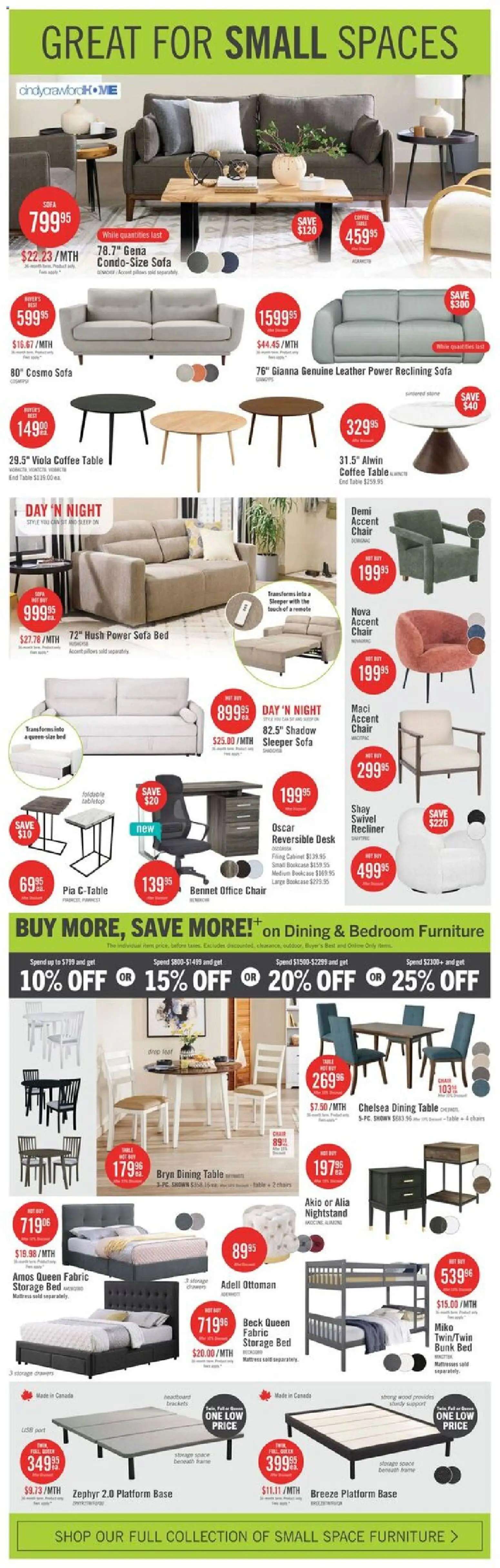 The Brick weekly flyer / circulaire - page 7- valid from Mar 31, 2026