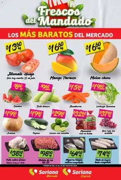Soriana - Frescos del Mandado Mercado: Nuevo León válido desde 22/07/2025
