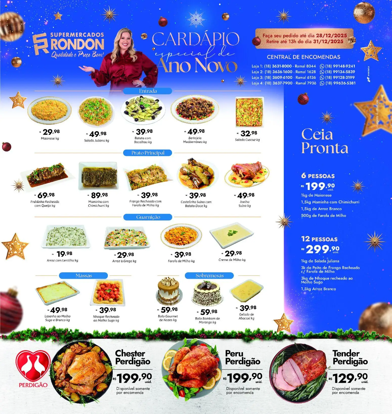 Supermercados Rondon - Ofertas Ano Novo - página 1- válido a partir de 28/12/2025

