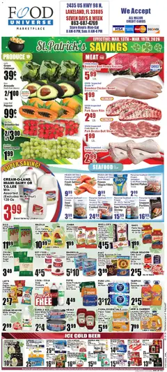 Preview Food Universe Weekly Ad valid from 03/13/2026