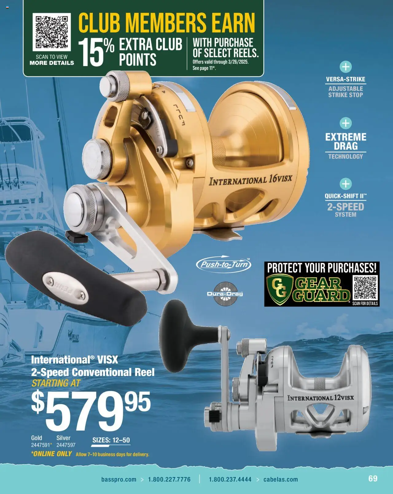 Cabela's Saltwater Specialist 25 - page 69- valid from 01/01/2025