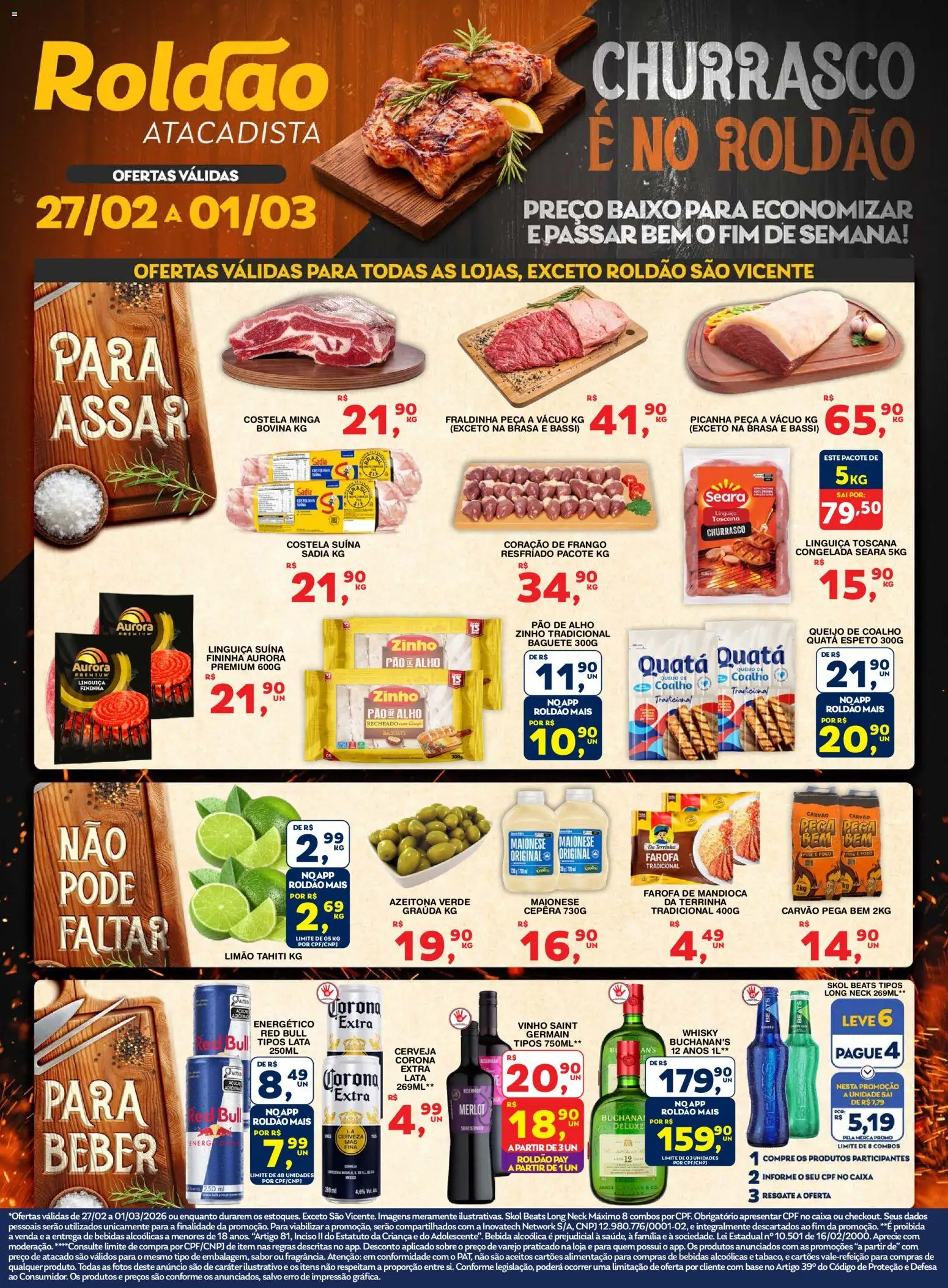 Roldão ofertas Churrasco - página 1- válido a partir de 27/02/2026
