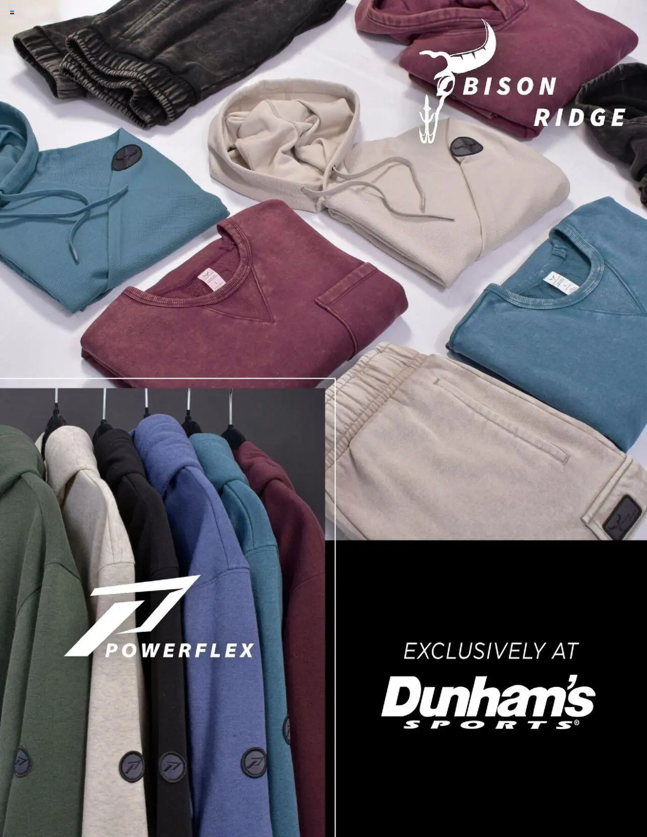 Dunham's Sports Bison Ridge & Powerflex Apparel Guide - page 1- valid from 09/25/2025