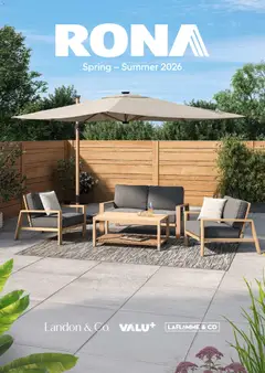 Preview Rona - Catalog Spring-Summer 2026 valid from Feb 26, 2026