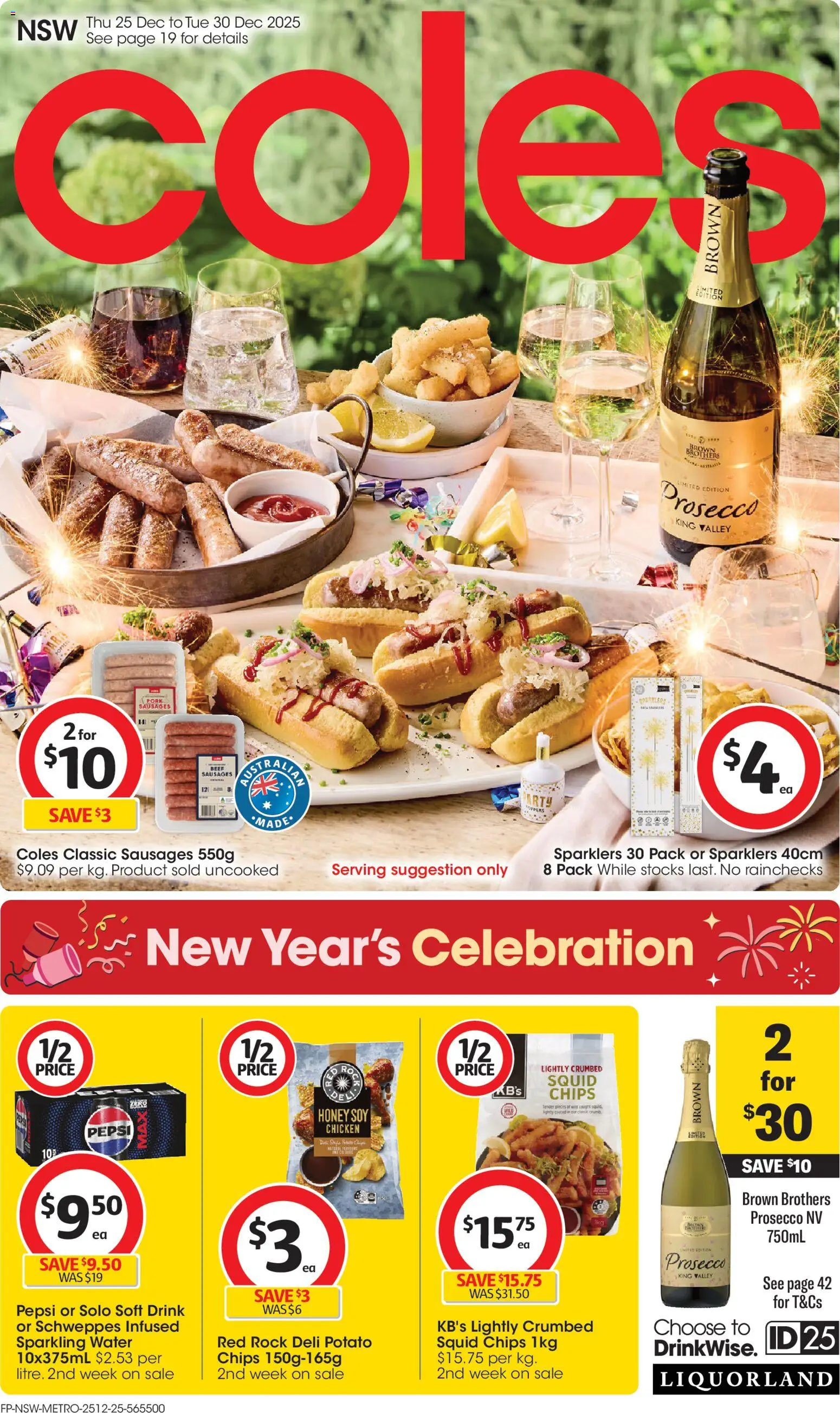 Coles  Catalogue  - page 1- valid from 25/12/2025