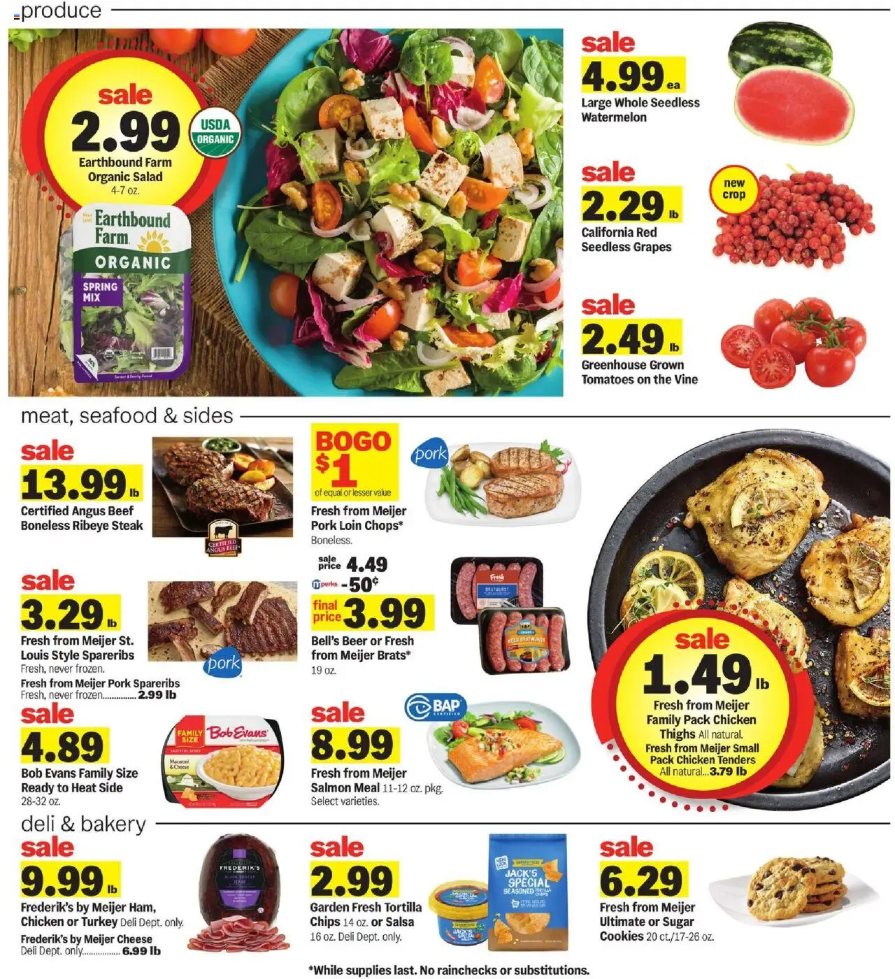 Meijer Weekly Ad - page 2- valid from 07/20/2025