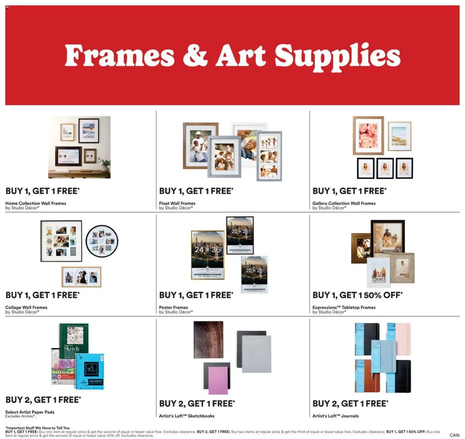 Michaels weekly flyer / circulaire - page 4- valid from Apr 17, 2026