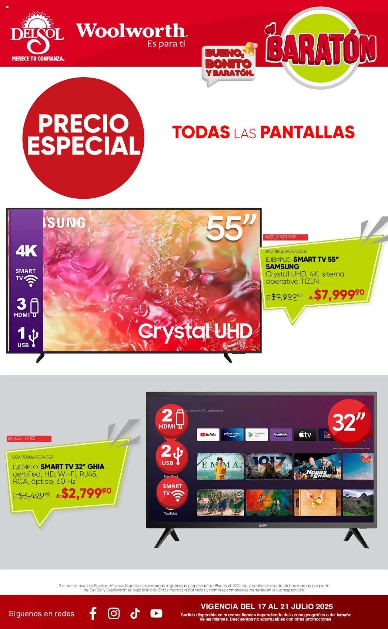 Del Sol y Woolworth - Catálogo Llegó el Baratón - página 10- válido desde 17/07/2025