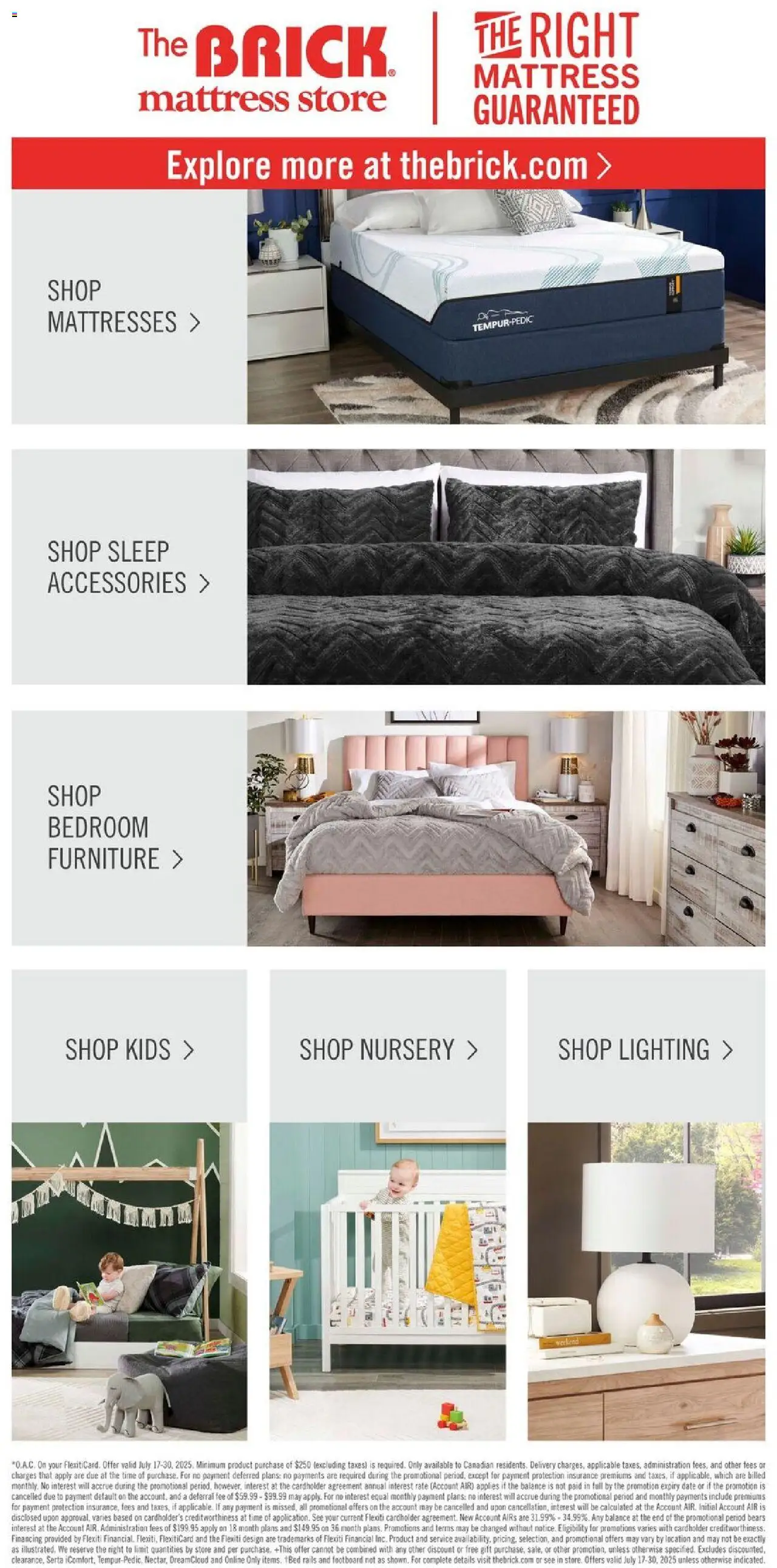 The Brick - Brick Mattress Store - page 22- valid from Jul 17, 2025