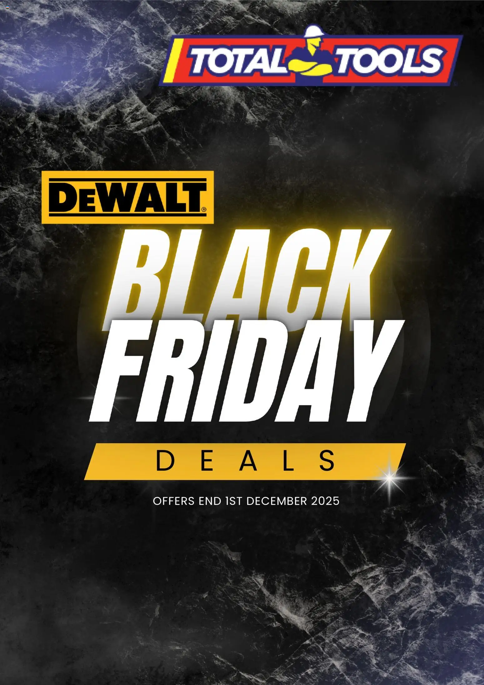 Total Tools Black Friday - page 1- valid from 31/10/2025
