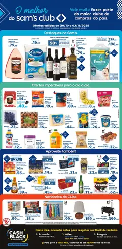 Pré-visualização Sam's Club Black Friday válida a partir de 30/10/2025
