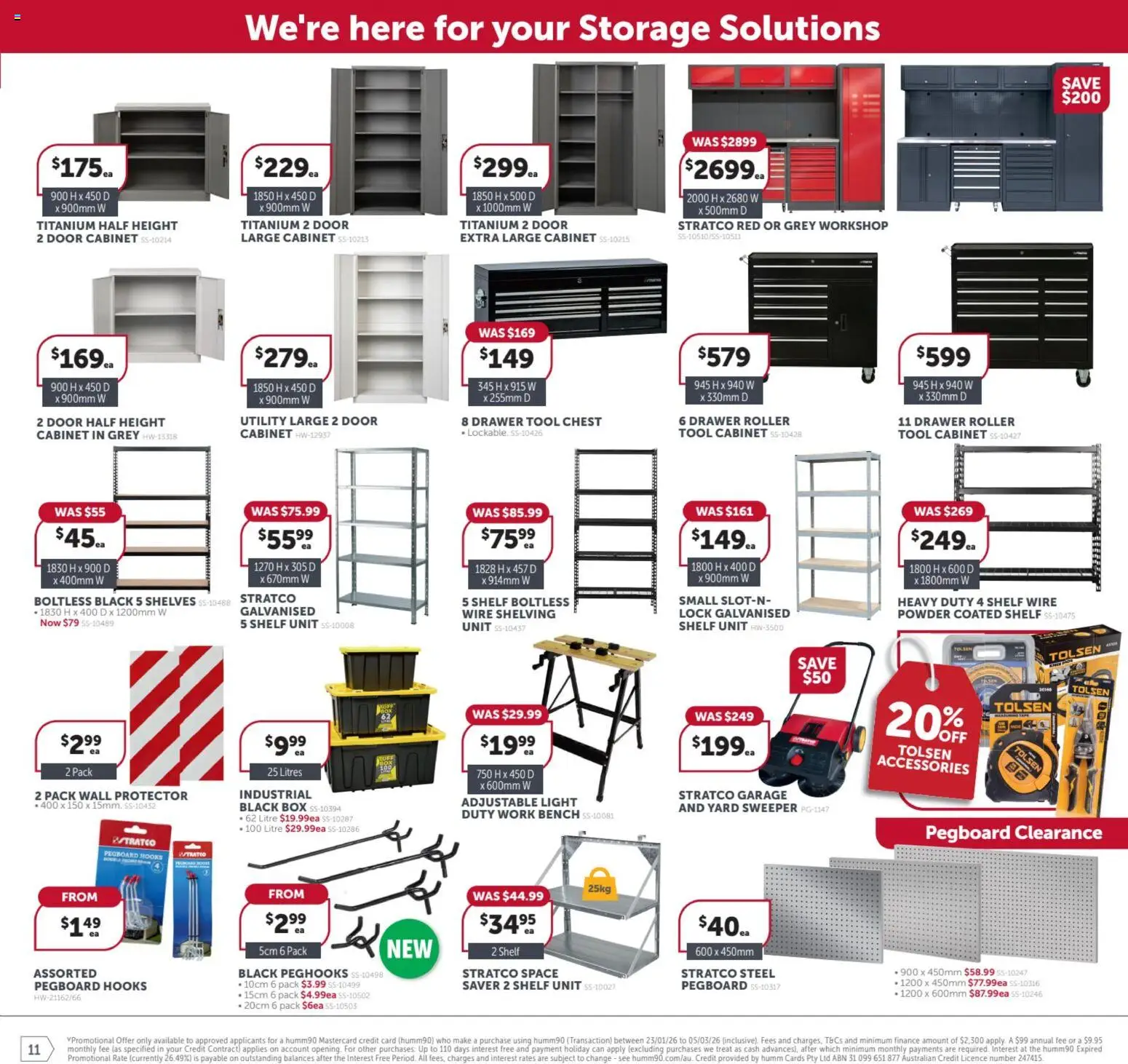 Stratco  Catalogue  - page 11- valid from 23/01/2026