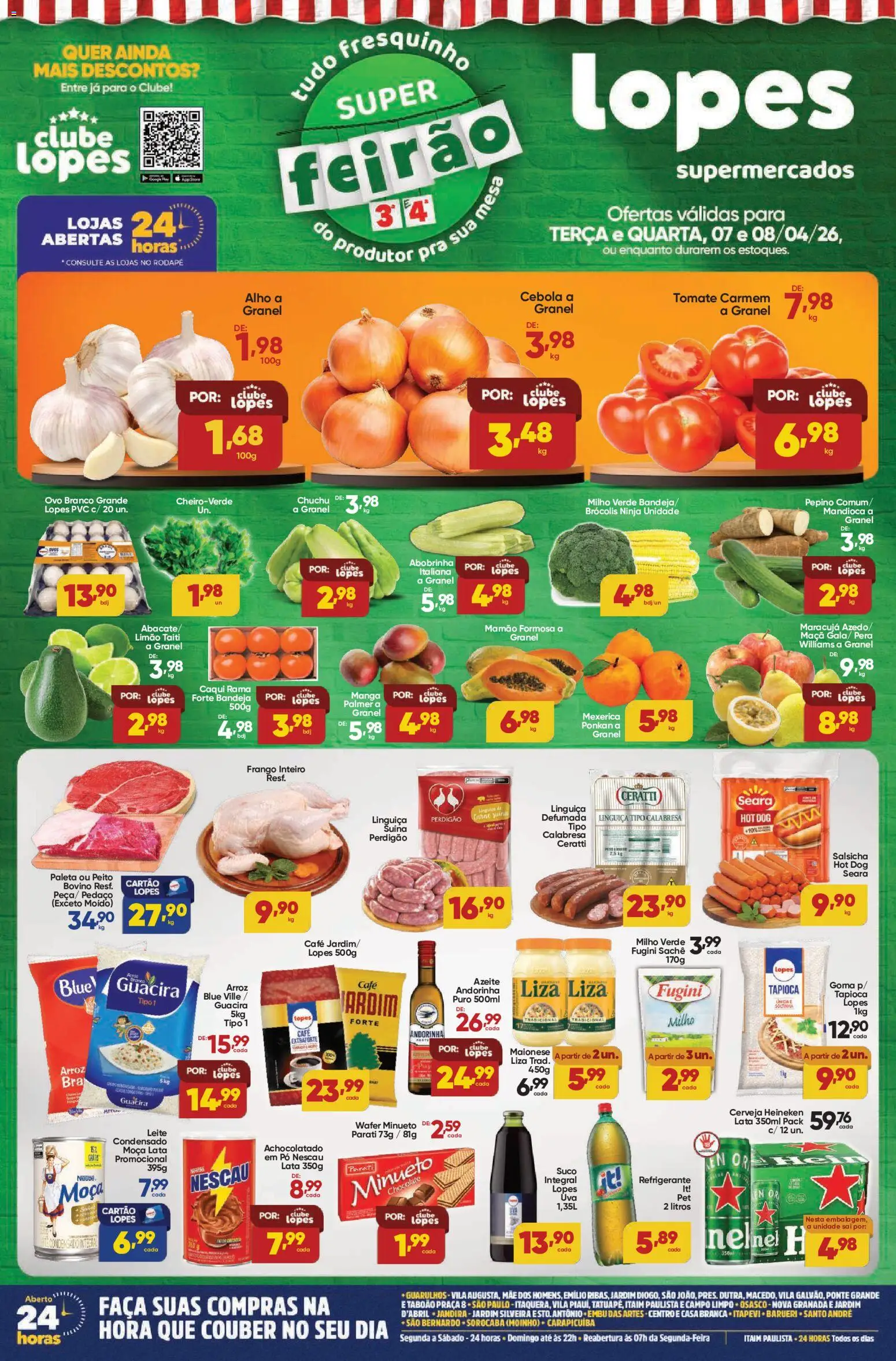 Lopes Supermercados - Ofertas da semana - página 1- válido a partir de 07/04/2026

