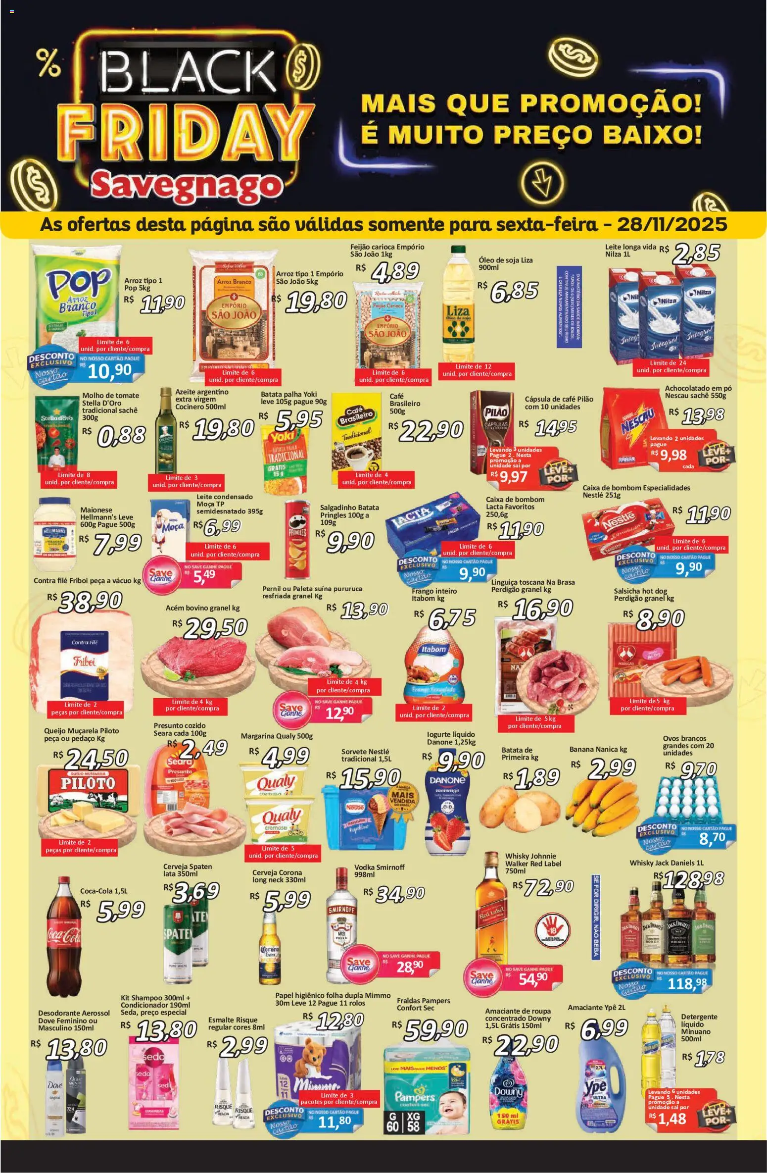 Savegnago Black Friday - página 1- válido a partir de 28/11/2025
